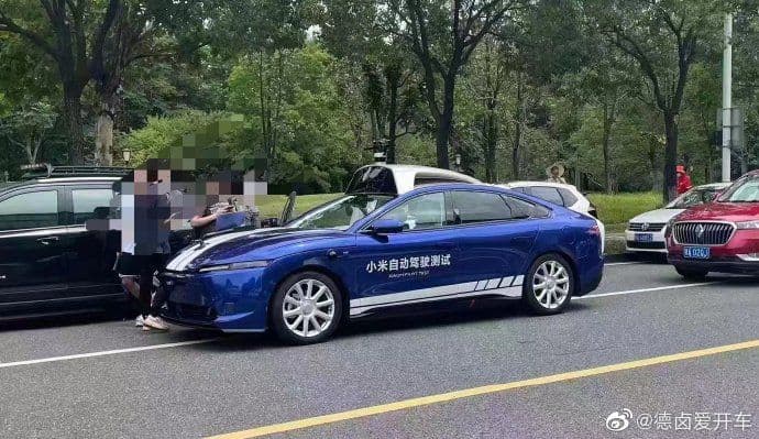 Xiaomi’s Self-Driving Test Car Spotted on the Street